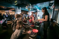 Workshops, Talks, Lectures followed by dinner or parties...