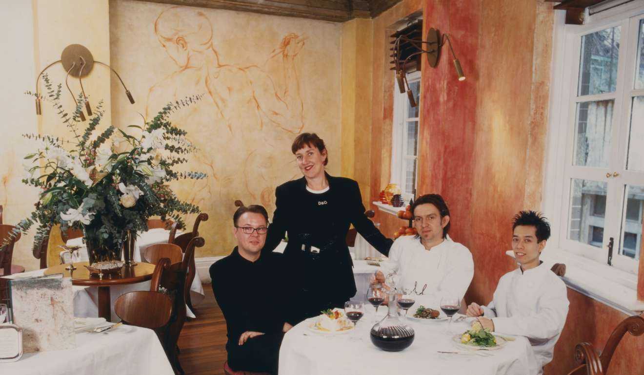 Michelle and team during M at the Fringe's early days
