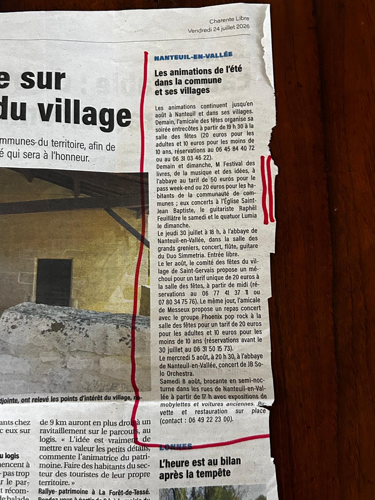 Charente Libre coverage